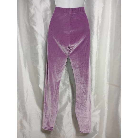 Fabletics Emma Velour Legging Lilac Purple Velvet - Picture 5 of 8